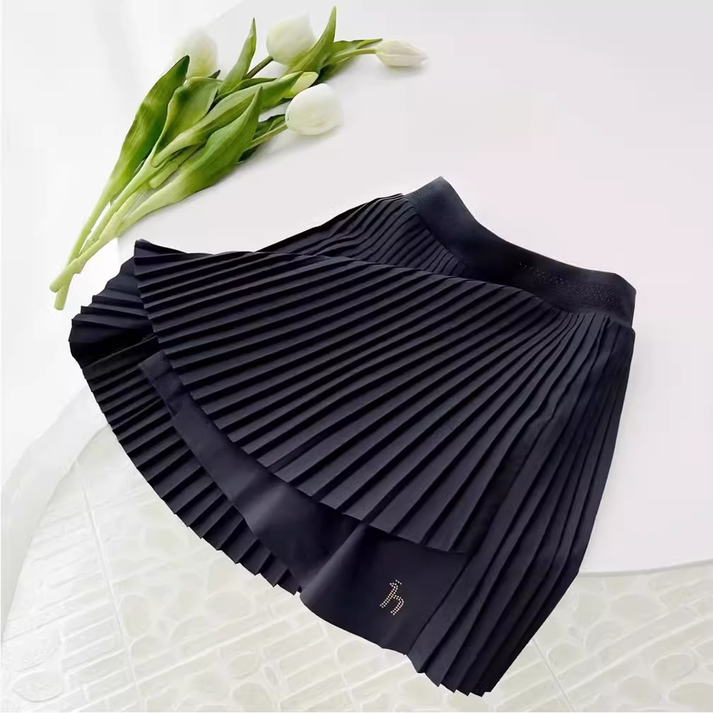 Badminton Europe - Kids GIrls Pleated Skirt Pants With
