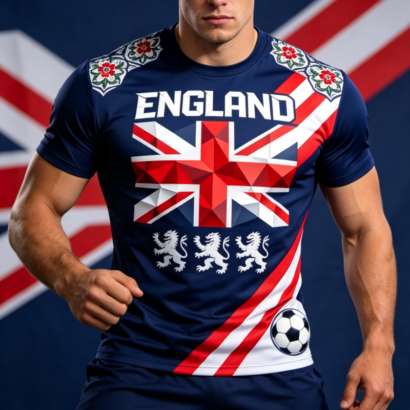 Badminton England - Summer England Flag Three Lions Football