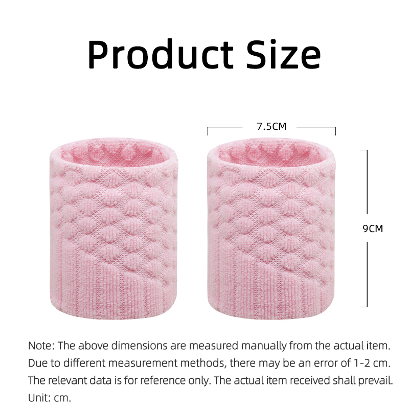 1 Pairs Cotton Elastic Wristba - Wristband Pair Sweat のレビューと価格