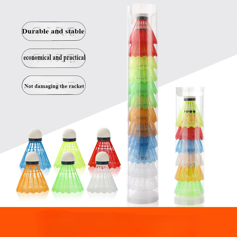 12 Pcs/Set Colorful Shuttlecoc - Badminton Event のレビューと価格
