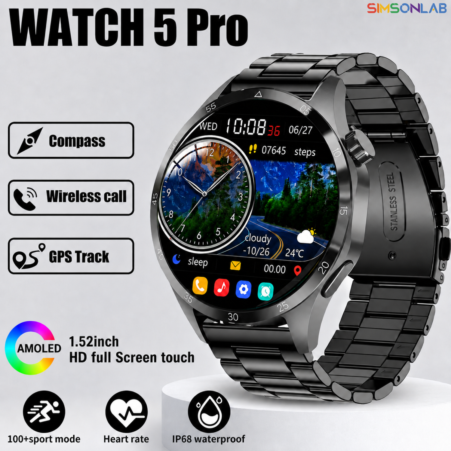 2026 New Smart Watch Men AMOLE - Badminton English のレビューと価格
