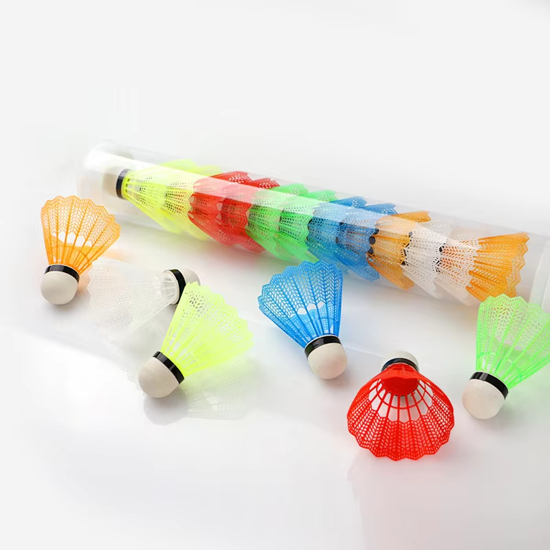 12Pcs Colorful Plastic Badmint - Badminton Event のレビューと価格