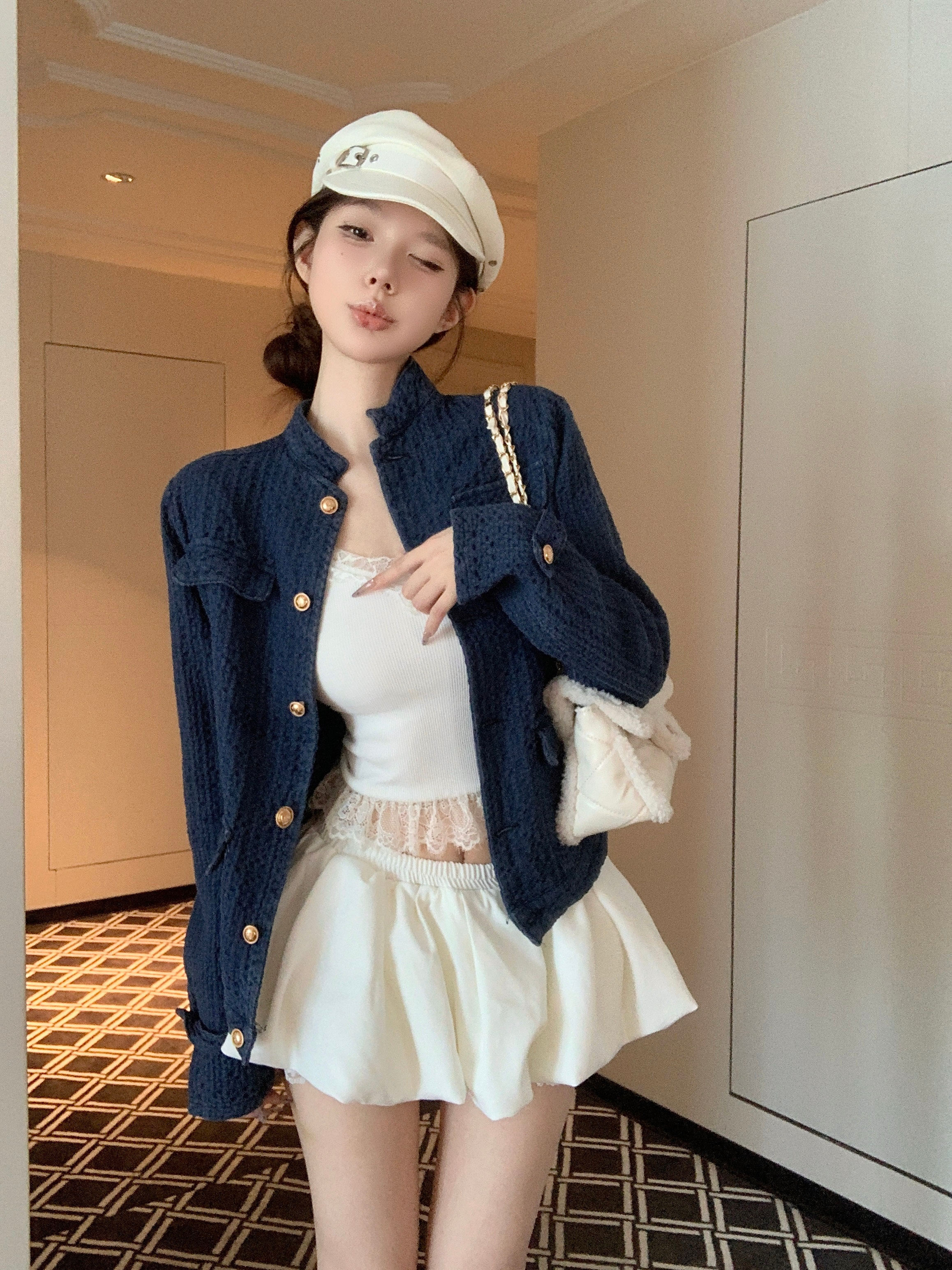 Tweed Jacket English Style Wom - Badminton English のレビューと価格