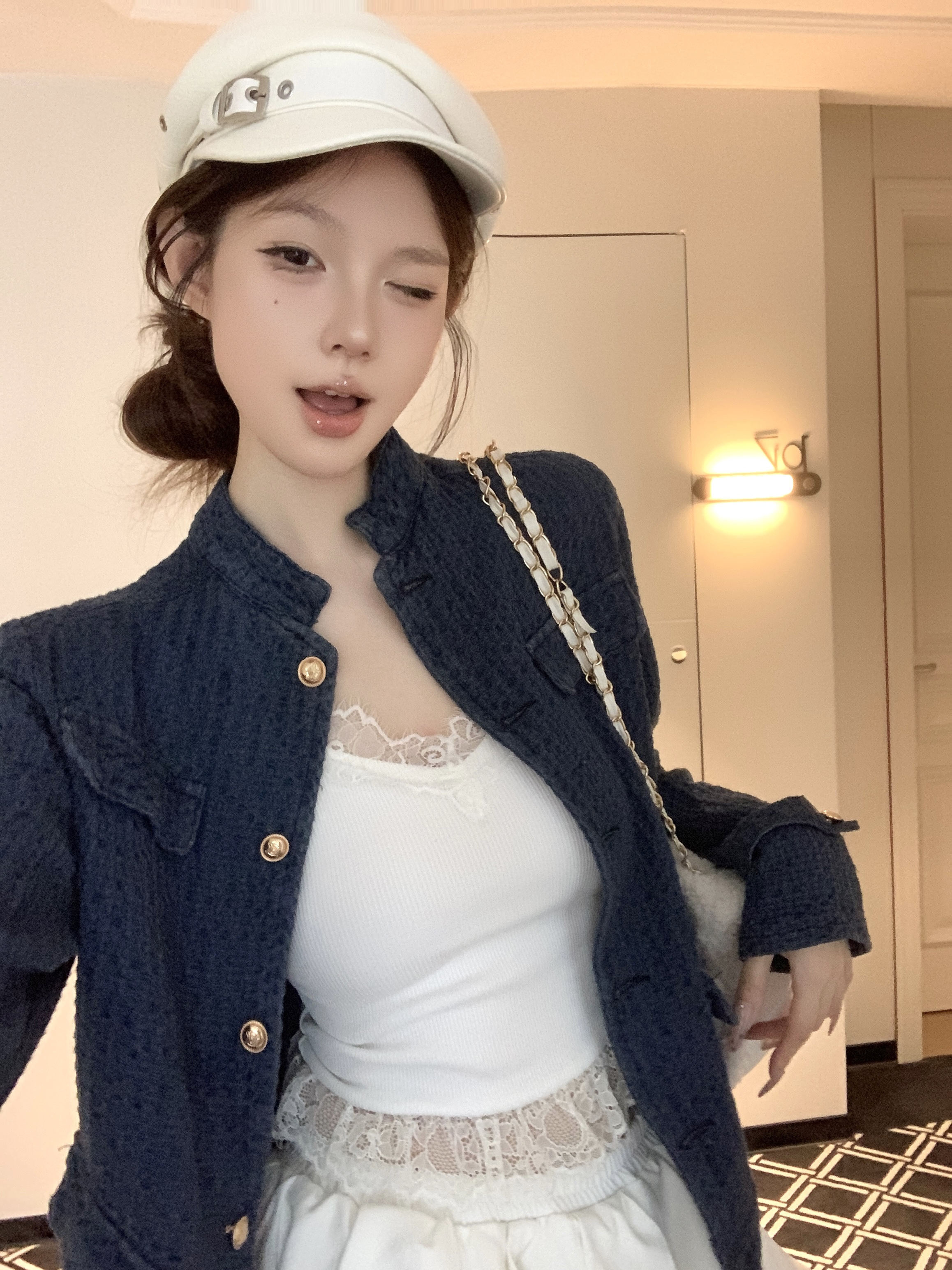 Tweed Jacket English Style Wom - Badminton English のレビューと価格