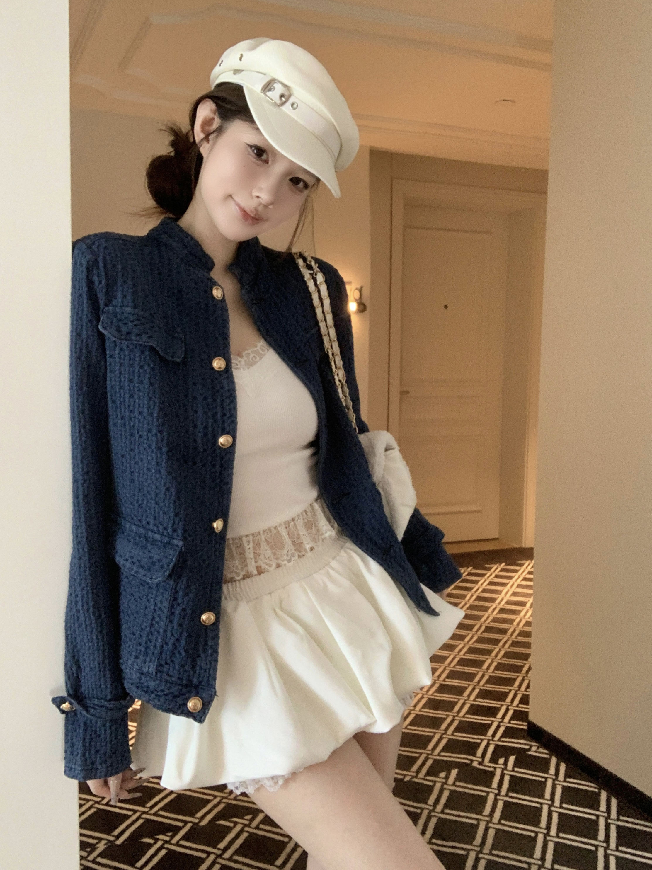 Tweed Jacket English Style Wom - Badminton English のレビューと価格