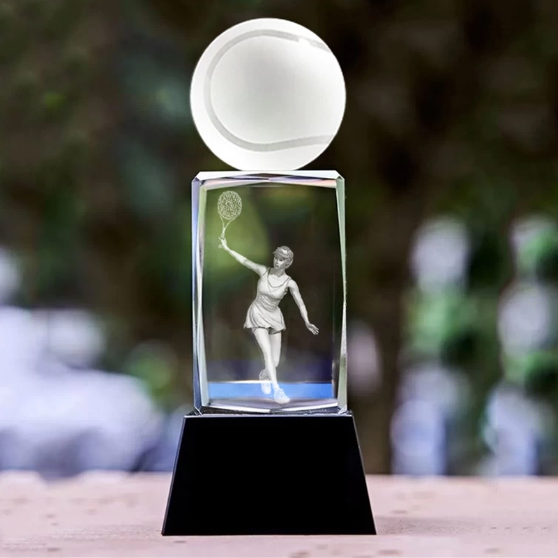 Customized Crystal Sculpture T - Badminton Europe のレビューと価格