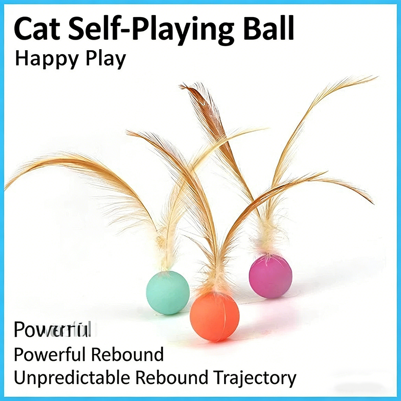 Soft Elastic Bouncy Cat Toy Lu - Badminton Event のレビューと価格