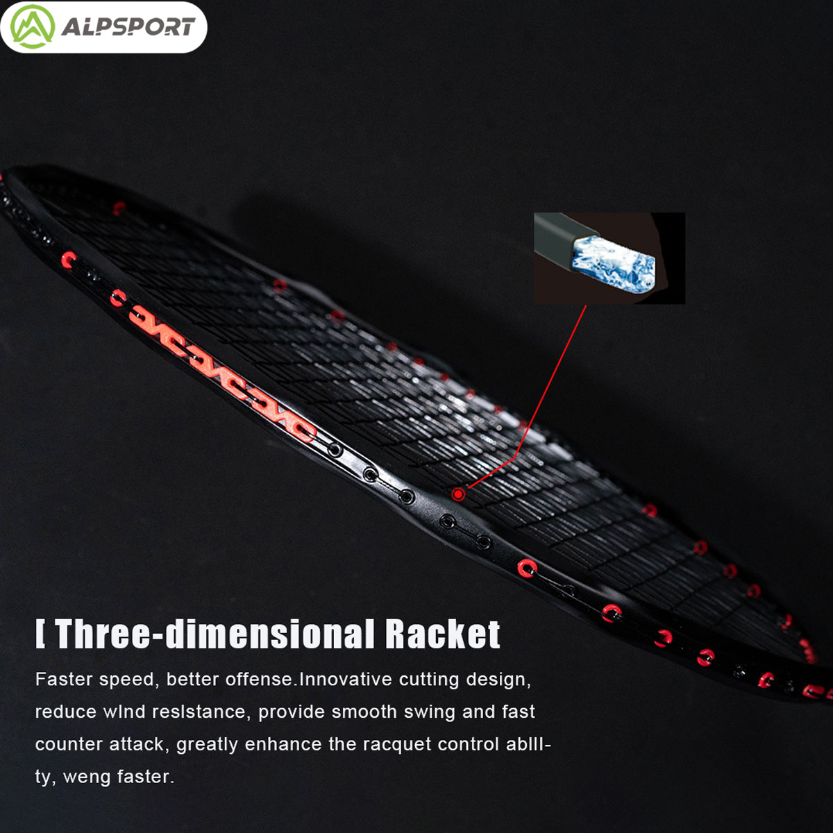 Alpsport MH-V5 5U 75g Wave Leg - Badminton Event のレビューと価格