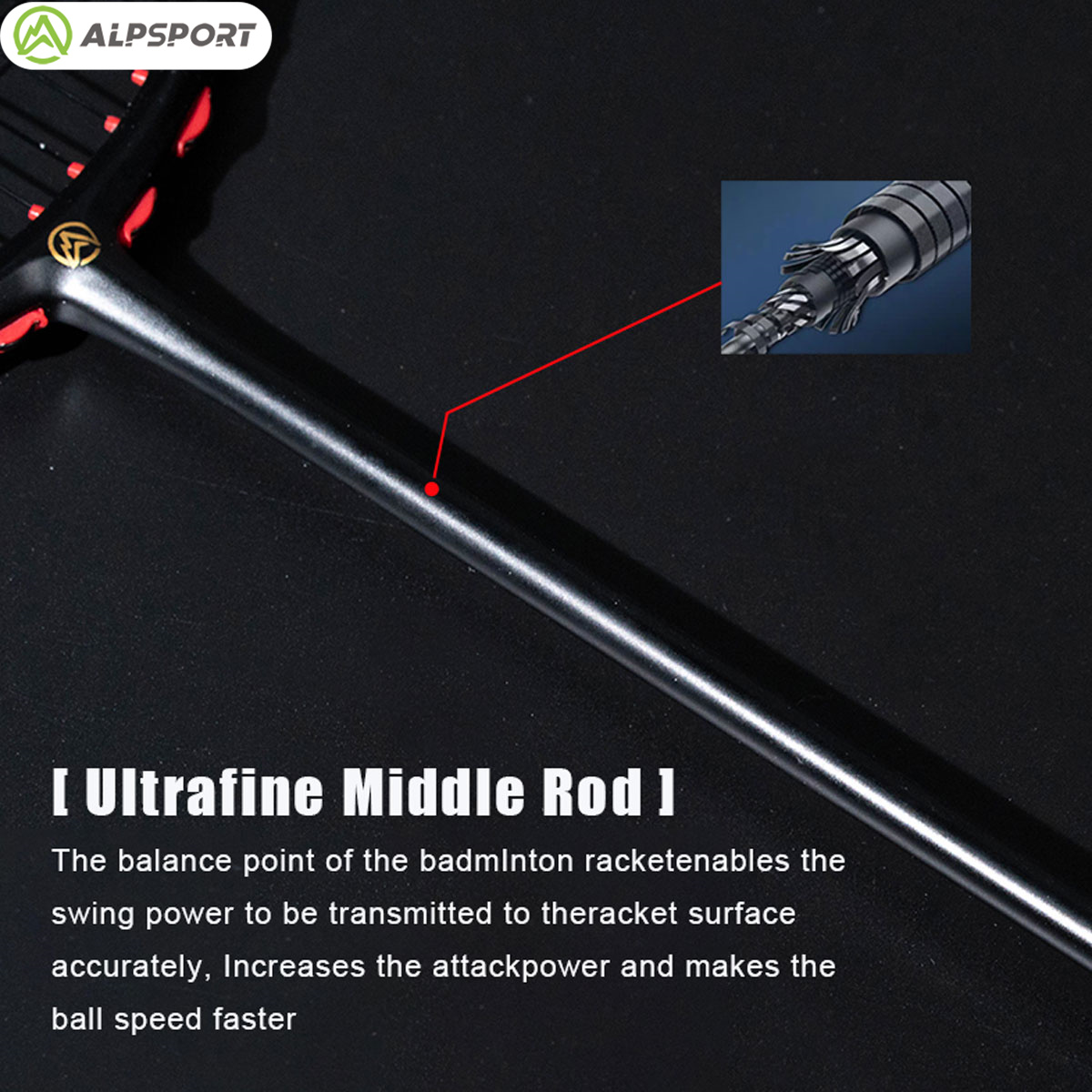 Alpsport MH-V5 5U 75g Wave Leg - Badminton Event のレビューと価格
