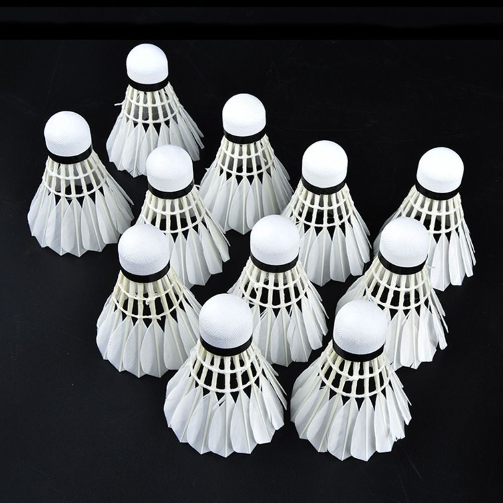3/6/12Pcs New White Badminton  - Badminton Event のレビューと価格