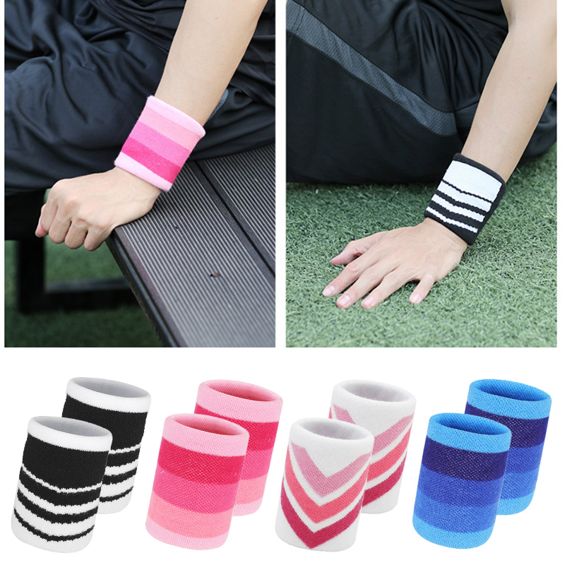 1 Pair Colorful Polyester Cott - Wristband Pair Sweat のレビューと価格