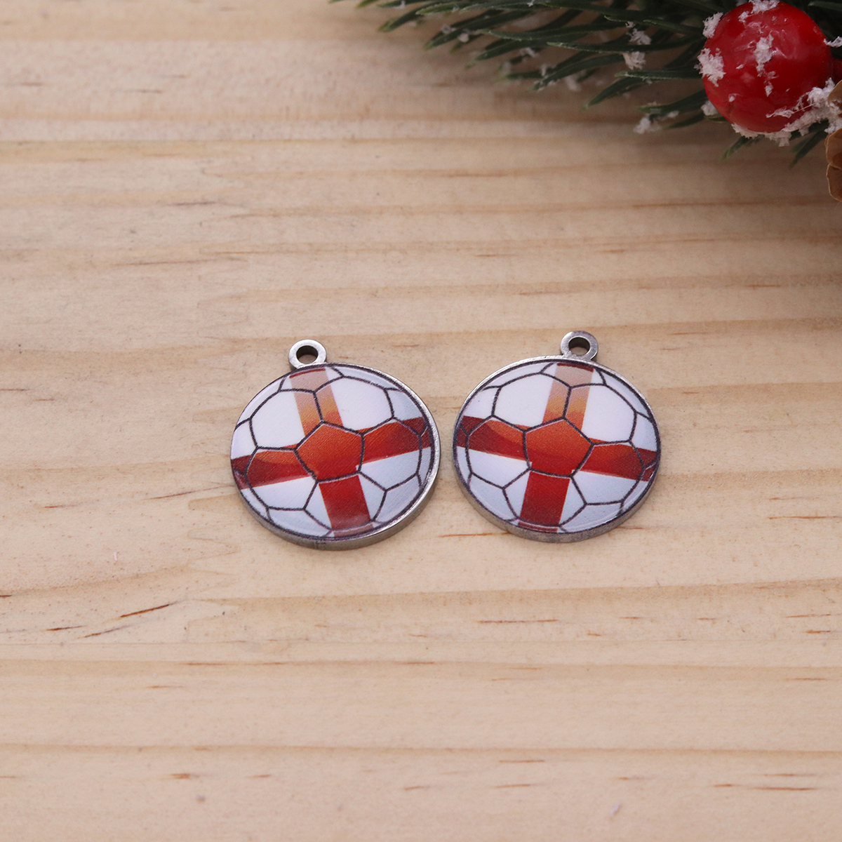 2PCS Stainless Steel Red Cross - Badminton England のレビューと価格